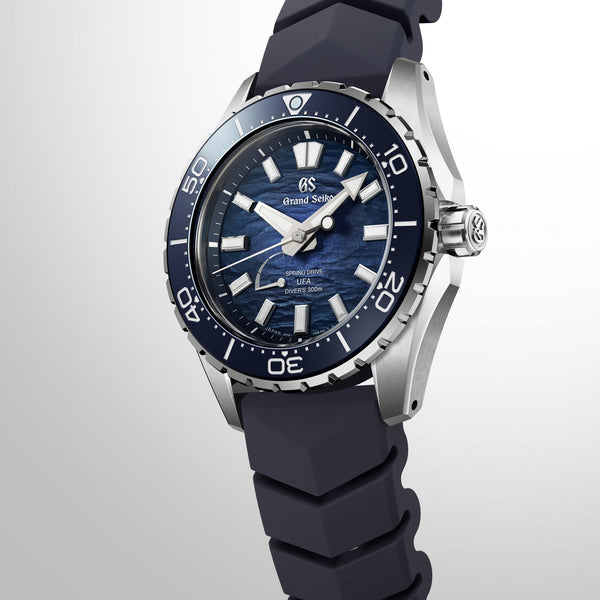 Grand Seiko Men's Evolution 9 Blue 'Ushio' Spring Drive U.F.A Watch