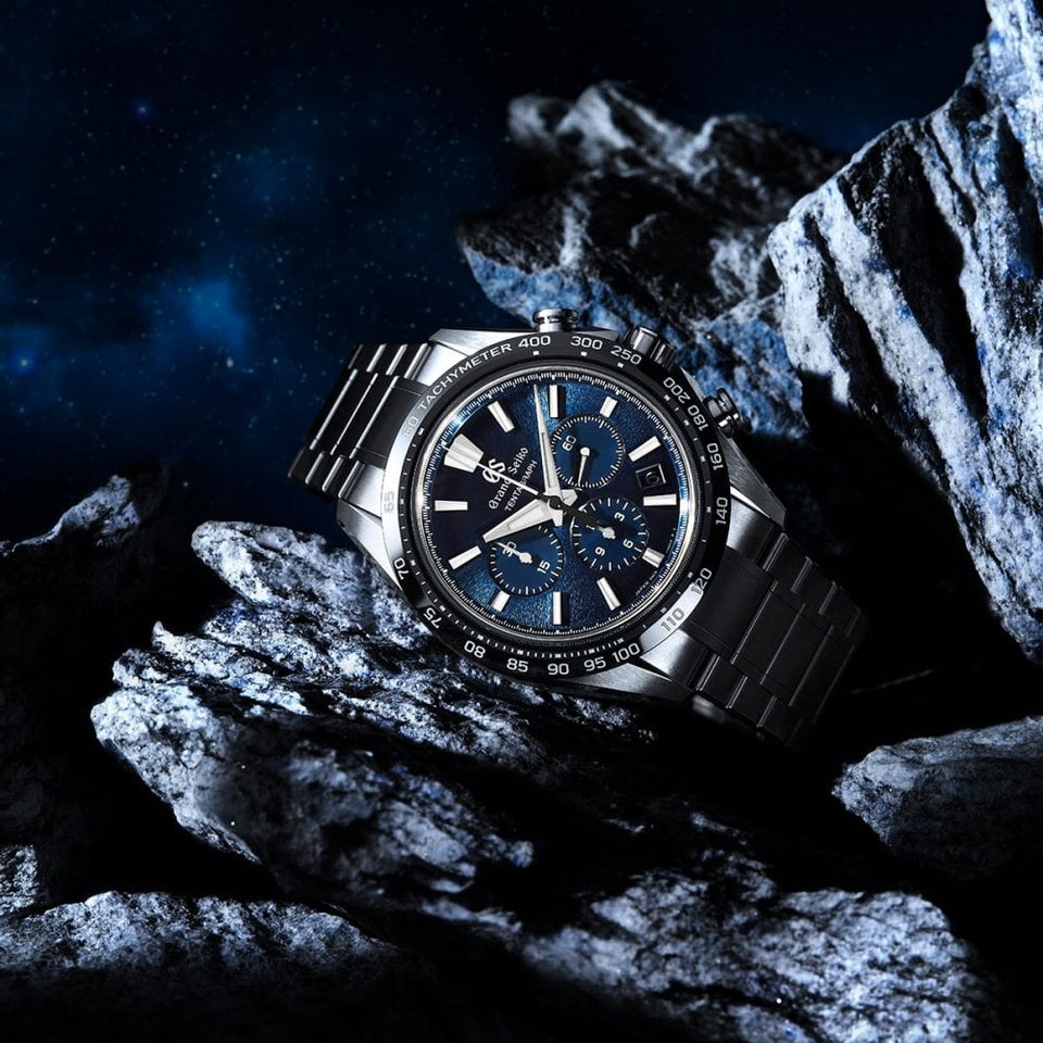 Grand Seiko Men's Evolution 9 Tentagraph Titanium Mechanical Chronograph Watch