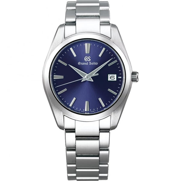 Grand Seiko Men's Heritage 37mm Quartz Japanese Blue Watch