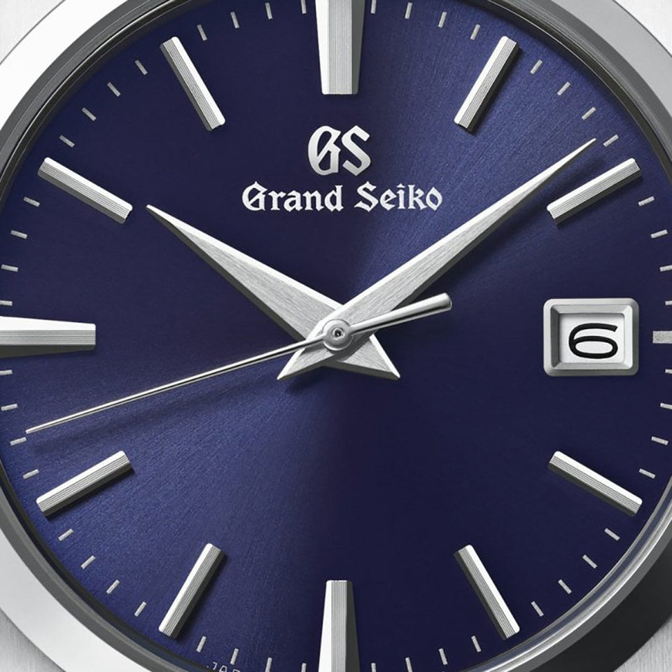 Grand Seiko Men's Heritage 37mm Quartz Japanese Blue Watch