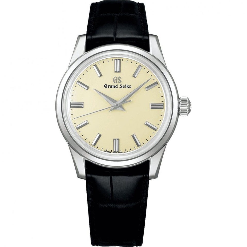 Grand Seiko Men's Heritage Cream Manual-Winding Mechanical Watch