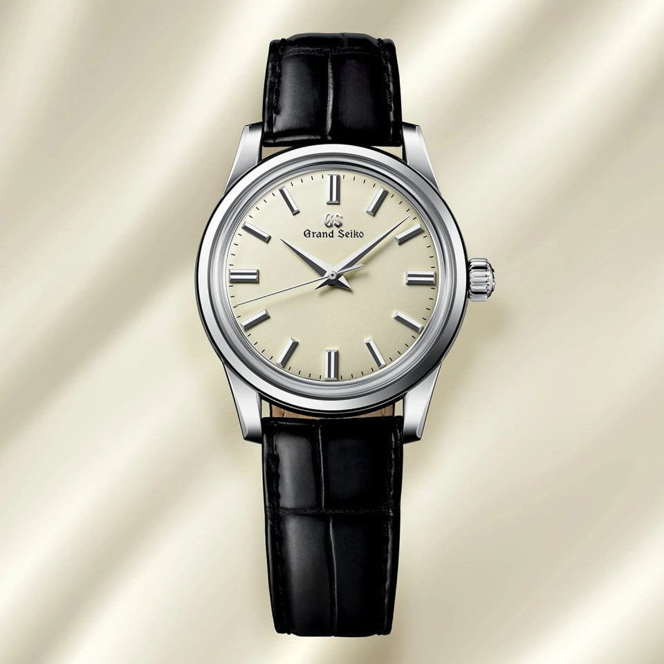 Grand Seiko Men's Heritage Cream Manual-Winding Mechanical Watch