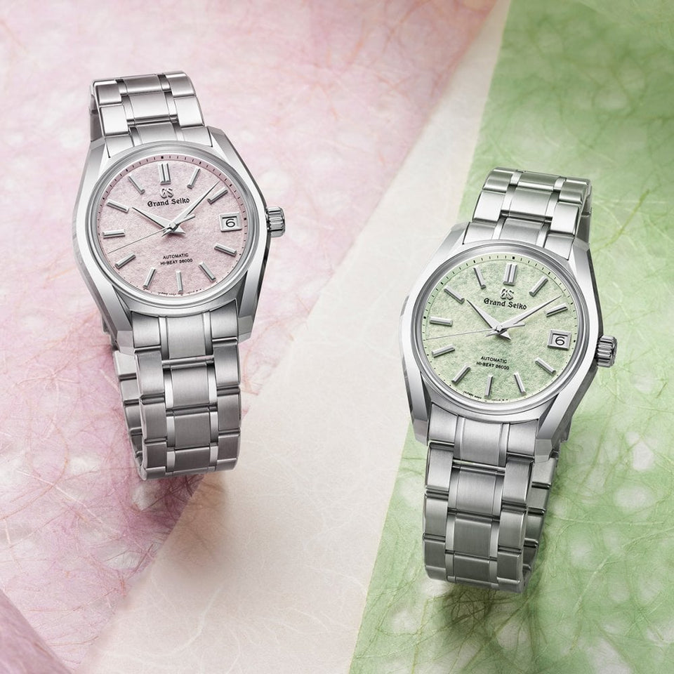 Grand Seiko Men's Heritage 'Sakura-Wakaba' 62GS Titanium Hi-Beat Watch