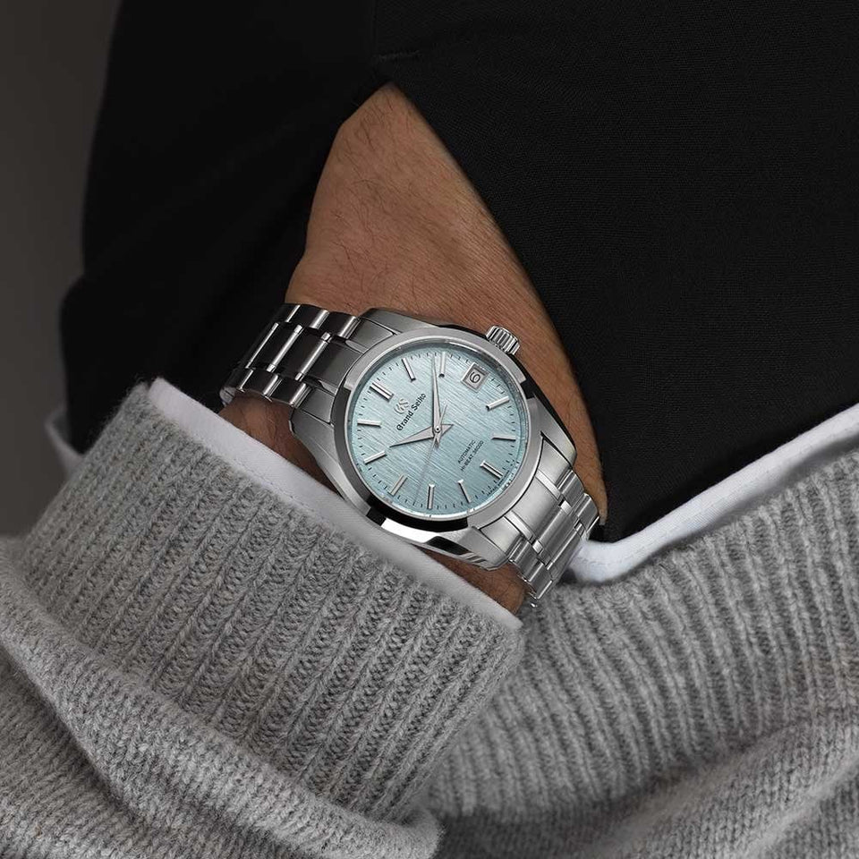 Grand Seiko Men's 'Icefall' Hi-Beat 1998 Revival 37mm Watch