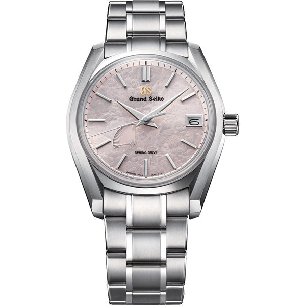 Grand Seiko Men's 'Shunbun' Cherry Blossom Titanium Spring Drive Watch