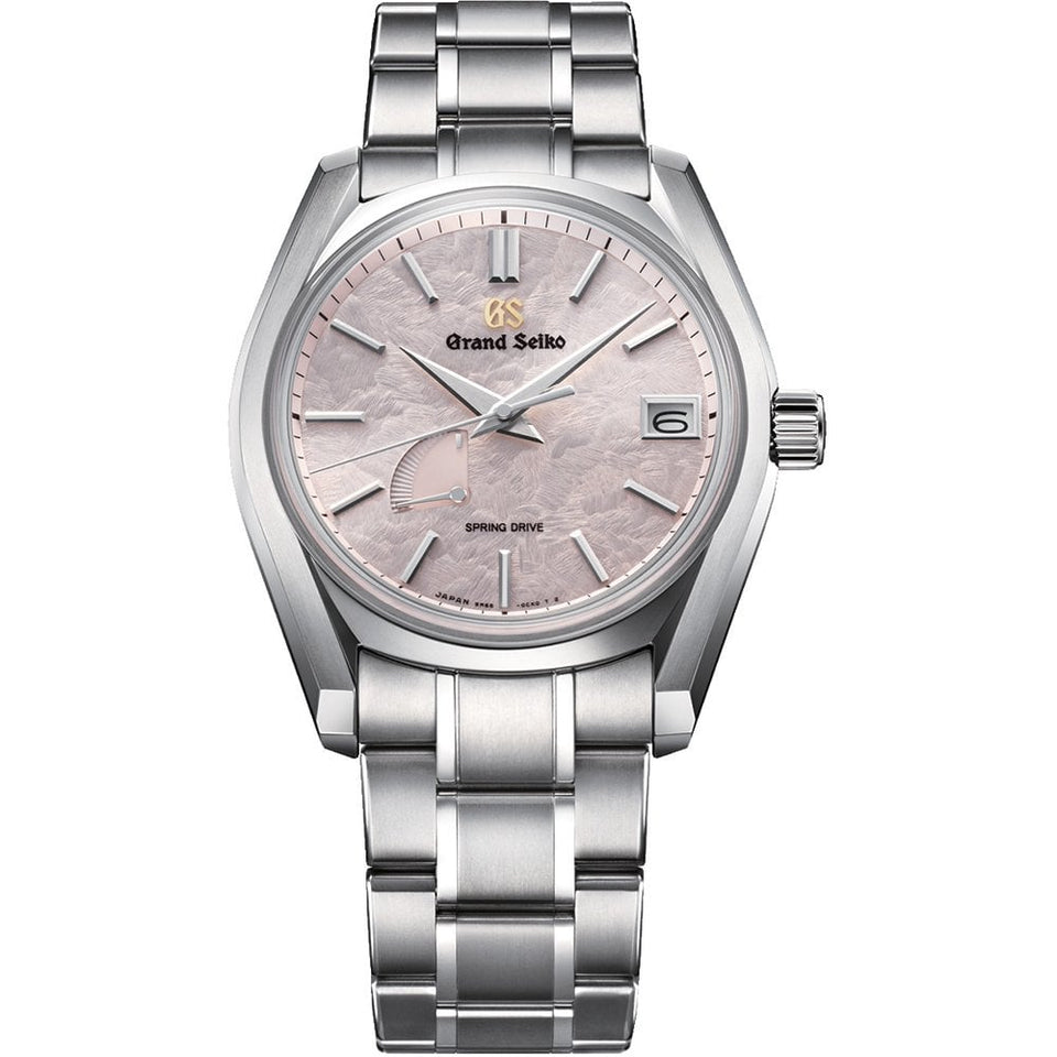 Grand Seiko Men's 'Shunbun' Cherry Blossom Titanium Spring Drive Watch