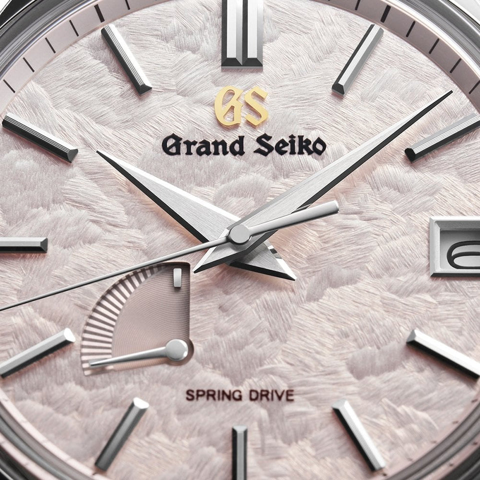 Grand Seiko Men's 'Shunbun' Cherry Blossom Titanium Spring Drive Watch