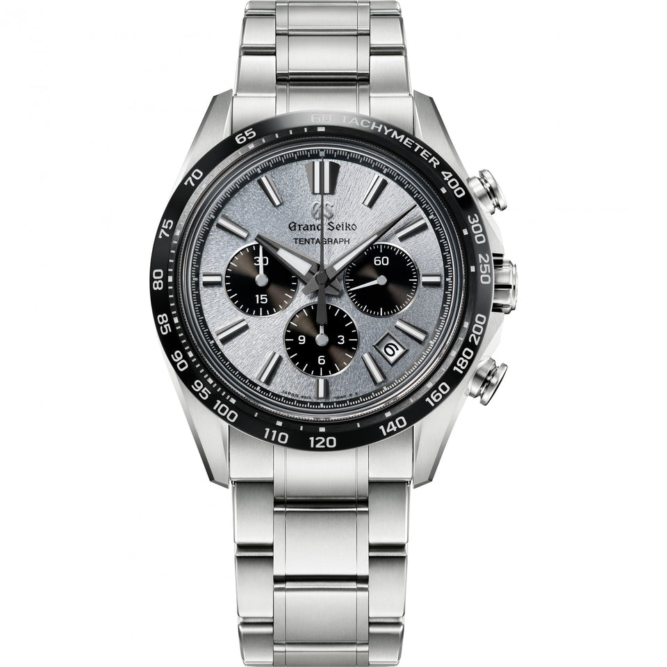 Grand Seiko Men's 'Snow Blue Tentagraph' Hi-Beat Automatic Chronograph Watch