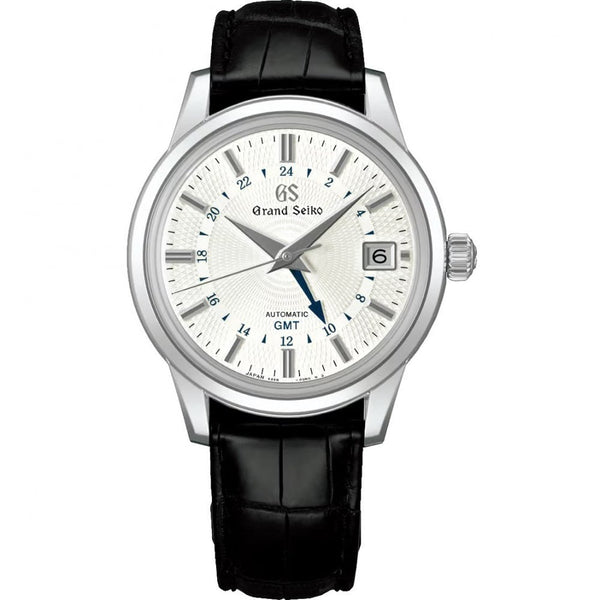 Grand Seiko Men's 'Snowdrop' Contemporary Classics Mechanical GMT Watch