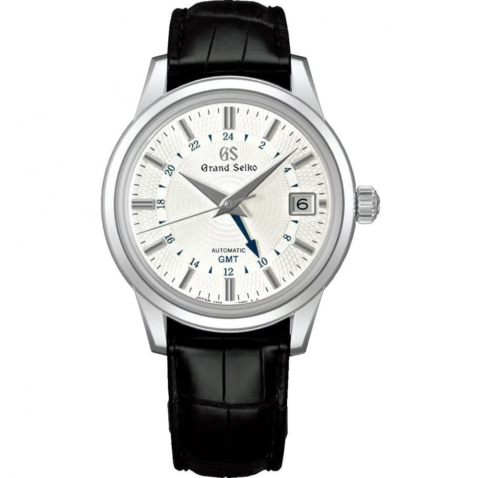 Grand Seiko Men's 'Snowdrop' Contemporary Classics Mechanical GMT Watch