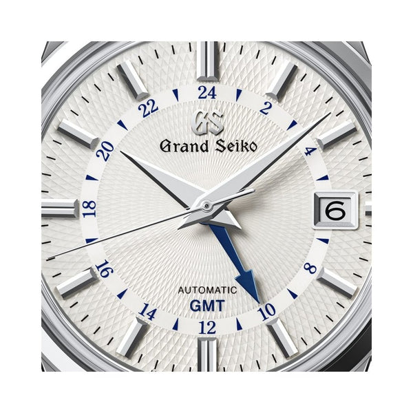 Grand Seiko Men's 'Snowdrop' Contemporary Classics Mechanical GMT Watch