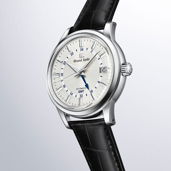 Grand Seiko Men's 'Snowdrop' Contemporary Classics Mechanical GMT Watch