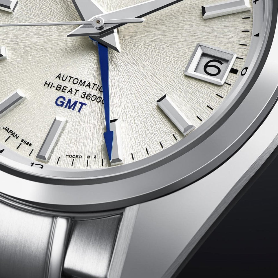 Grand Seiko Men's ‘Snowfall Mount Iwate’ 44GS Hi-Beat GMT Watch