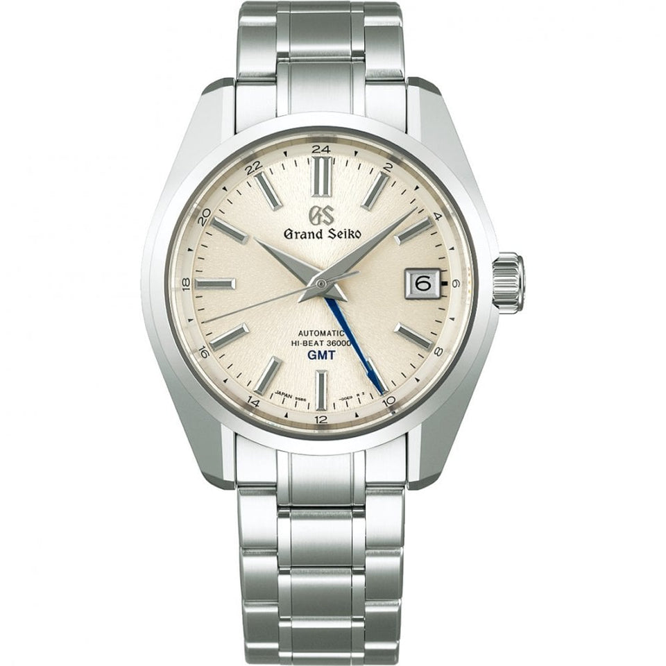 Grand Seiko Men's ‘Snowfall Mount Iwate’ 44GS Hi-Beat GMT Watch