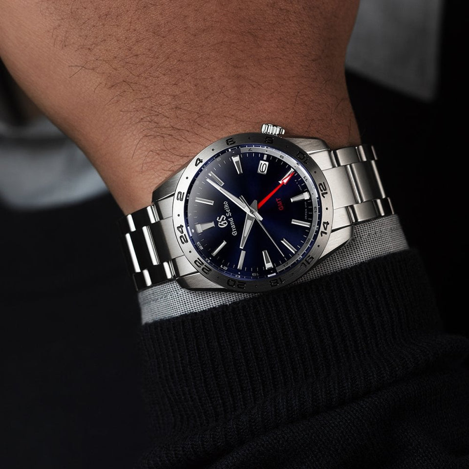Grand Seiko Men's Sport 'Blue Scarlet' 39mm Quartz GMT Watch