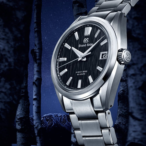 Grand Seiko 'Night Birch' 80-Hour Hi-Beat Automatic Titanium Watch