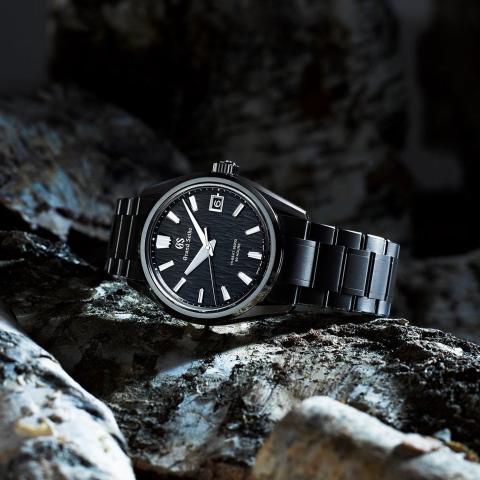 Grand Seiko 'Night Birch' 80-Hour Hi-Beat Automatic Titanium Watch