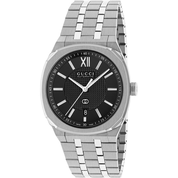 Gucci 25H Black Dial Automatic Watch