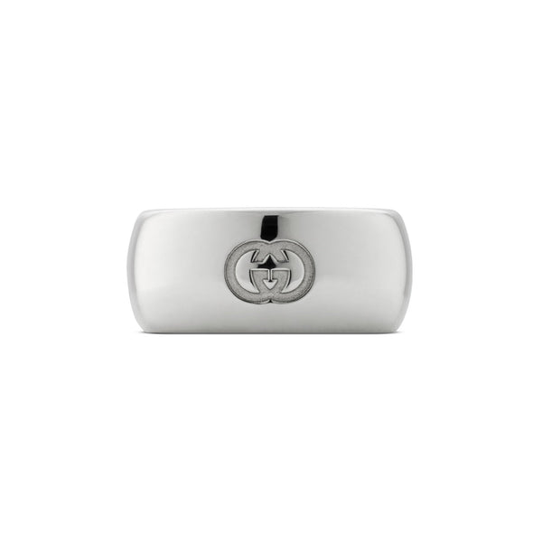 Gucci Blind for Love 9mm Silver Band Ring