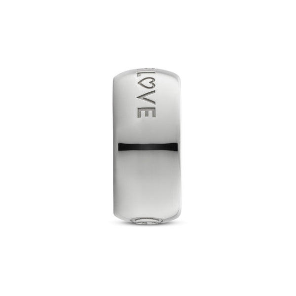 Gucci Blind for Love 9mm Silver Band Ring
