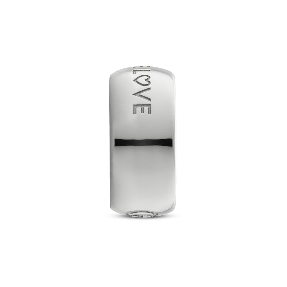 Gucci Blind for Love 9mm Silver Band Ring