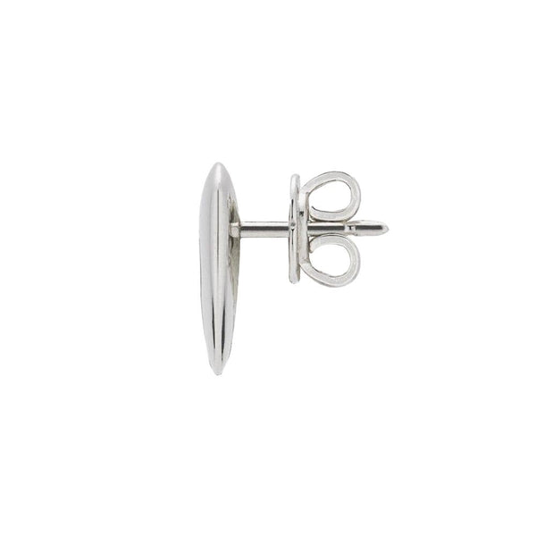 Gucci Blind For Love Sterling Silver Heart Stud Earrings