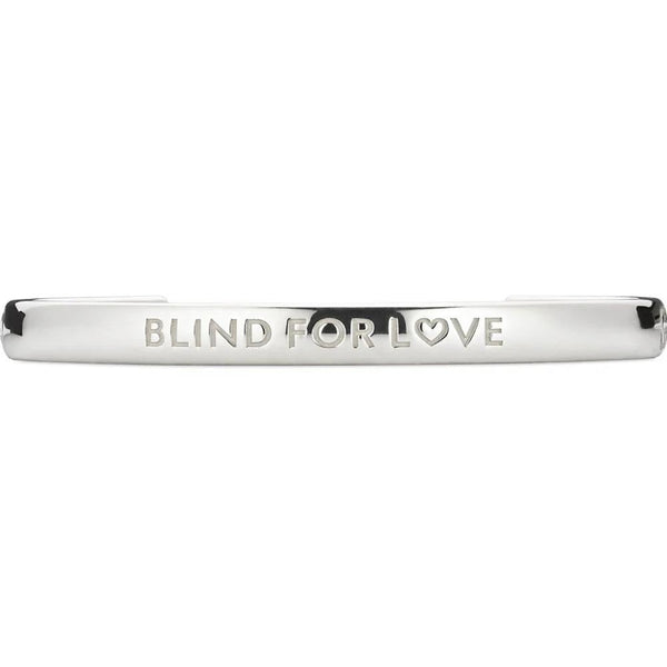 Gucci Blind For Love Sterling Silver Open Bangle