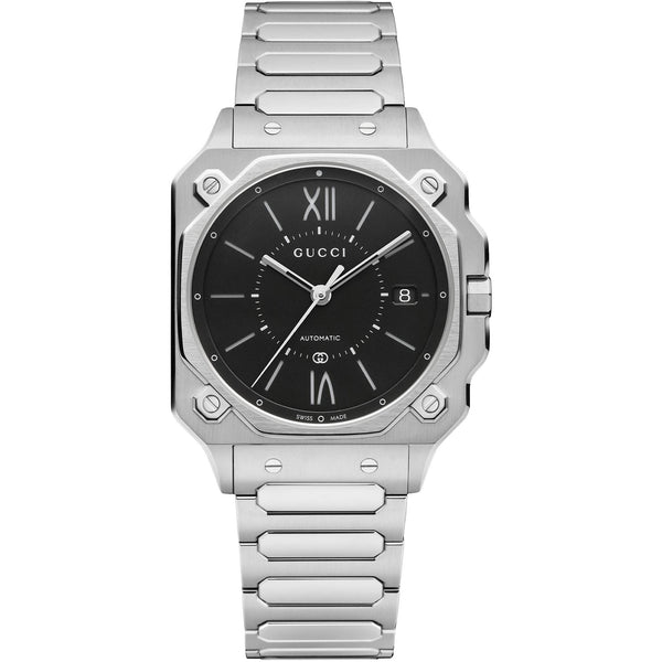 Gucci G-Flat 36mm Black Dial Watch