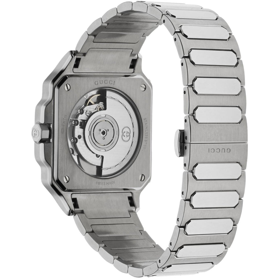 Gucci G-Flat 36mm Black Dial Watch