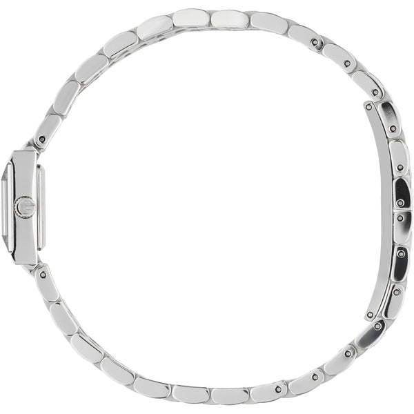 Gucci G-Frame 14mm Diamond Set Ladies Blue Dial Square Watch