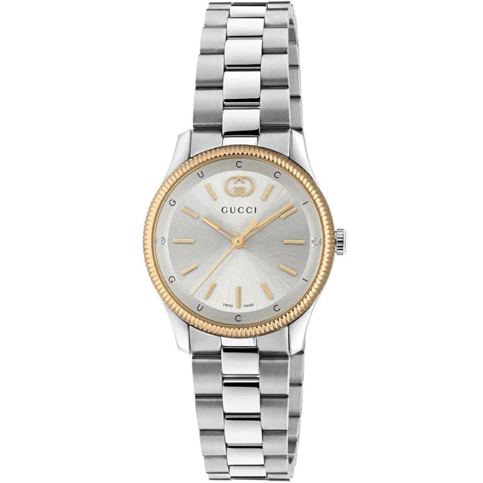 Gucci G-Timeless 29mm Rose Bezel Quartz Watch
