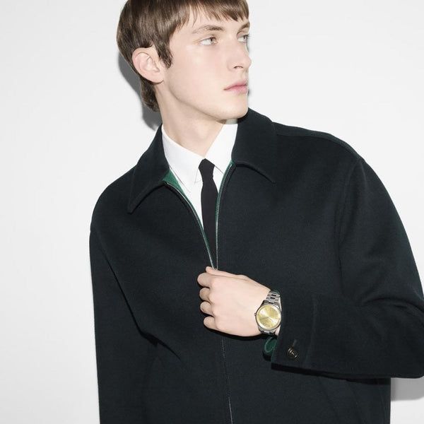 Gucci G-Timeless 38mm Gold Dial Watch