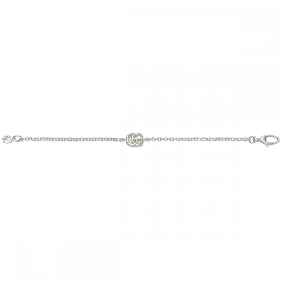 Gucci GG Marmont Sterling Silver Double G Bracelet