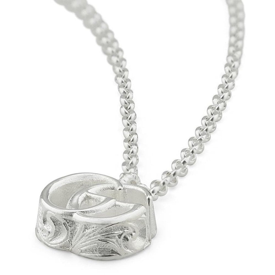 Gucci GG Marmont Sterling Silver Double G Necklace