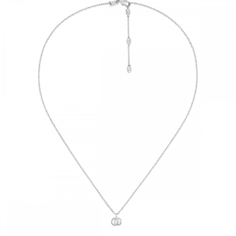 Gucci GG Running 18ct White Gold Necklace