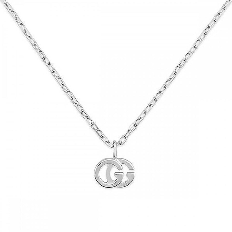 Gucci GG Running 18ct White Gold Necklace