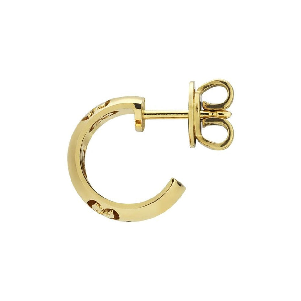 Gucci Icon 18ct Yellow Gold Hoop Earrings