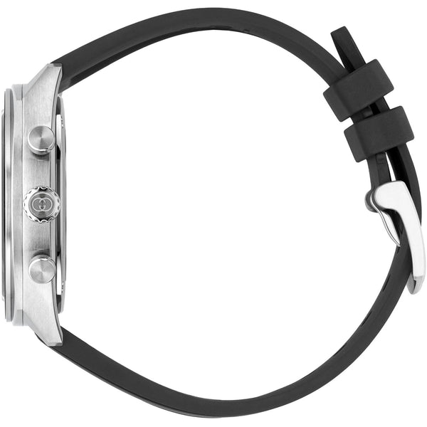 Gucci Interlocking 41mm Black Rubber Mens Watch