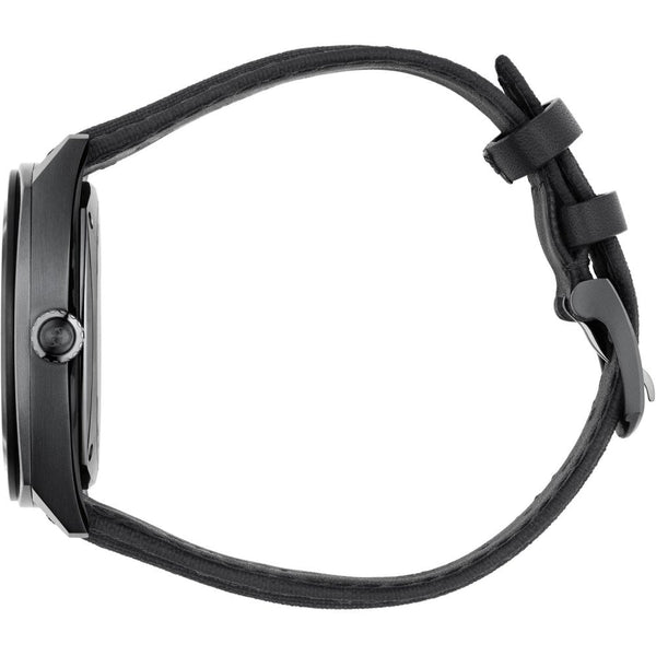 Gucci Interlocking 41mm Black Textile Rubber Automatic Watch