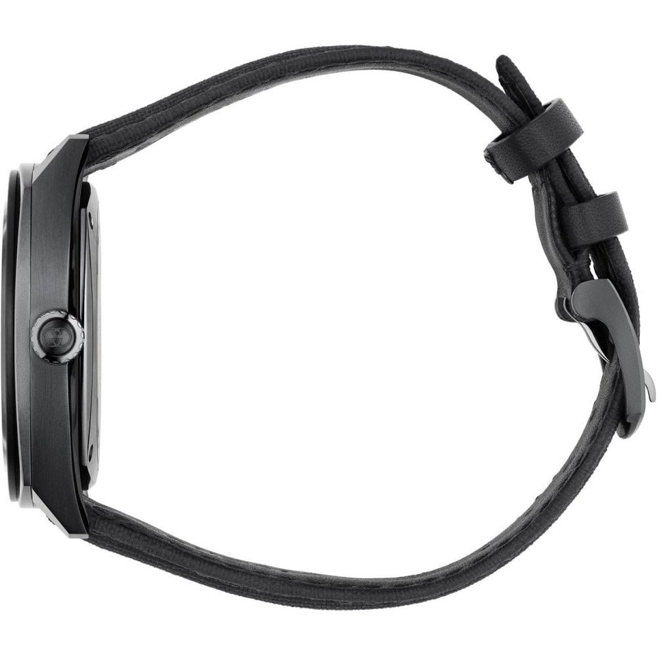 Gucci Interlocking 41mm Black Textile Rubber Automatic Watch