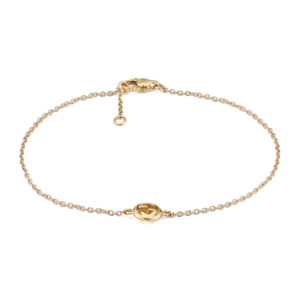 Gucci Interlocking G 18ct Yellow Gold Bracelet