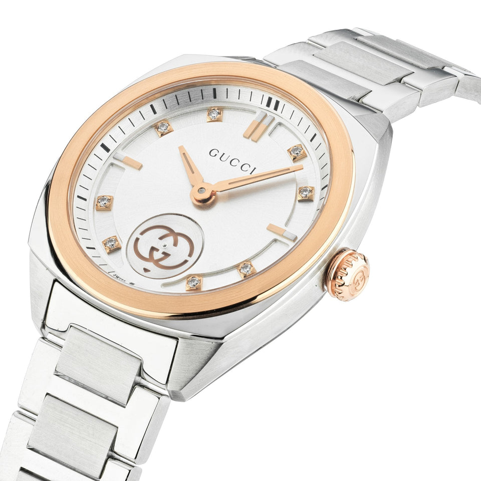 Gucci Interlocking G 29mm Diamond Set Ladies Watch