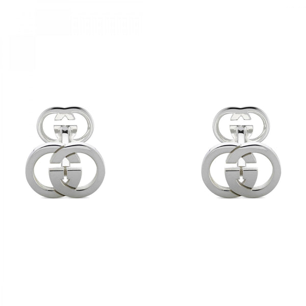Gucci Interlocking G Sterling Silver Cufflinks
