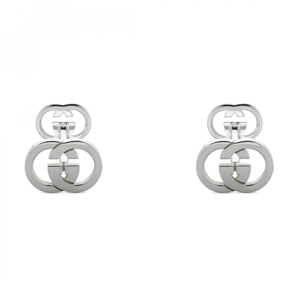 Gucci Interlocking G Sterling Silver Cufflinks