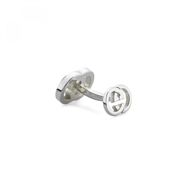 Gucci Interlocking G Sterling Silver Cufflinks