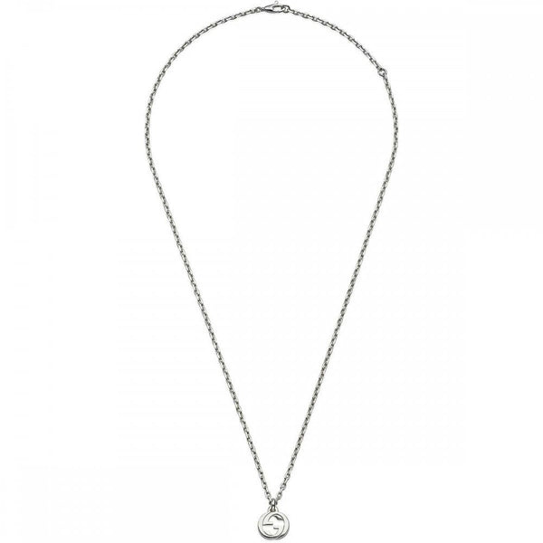 Gucci Interlocking Sterling Silver Necklace
