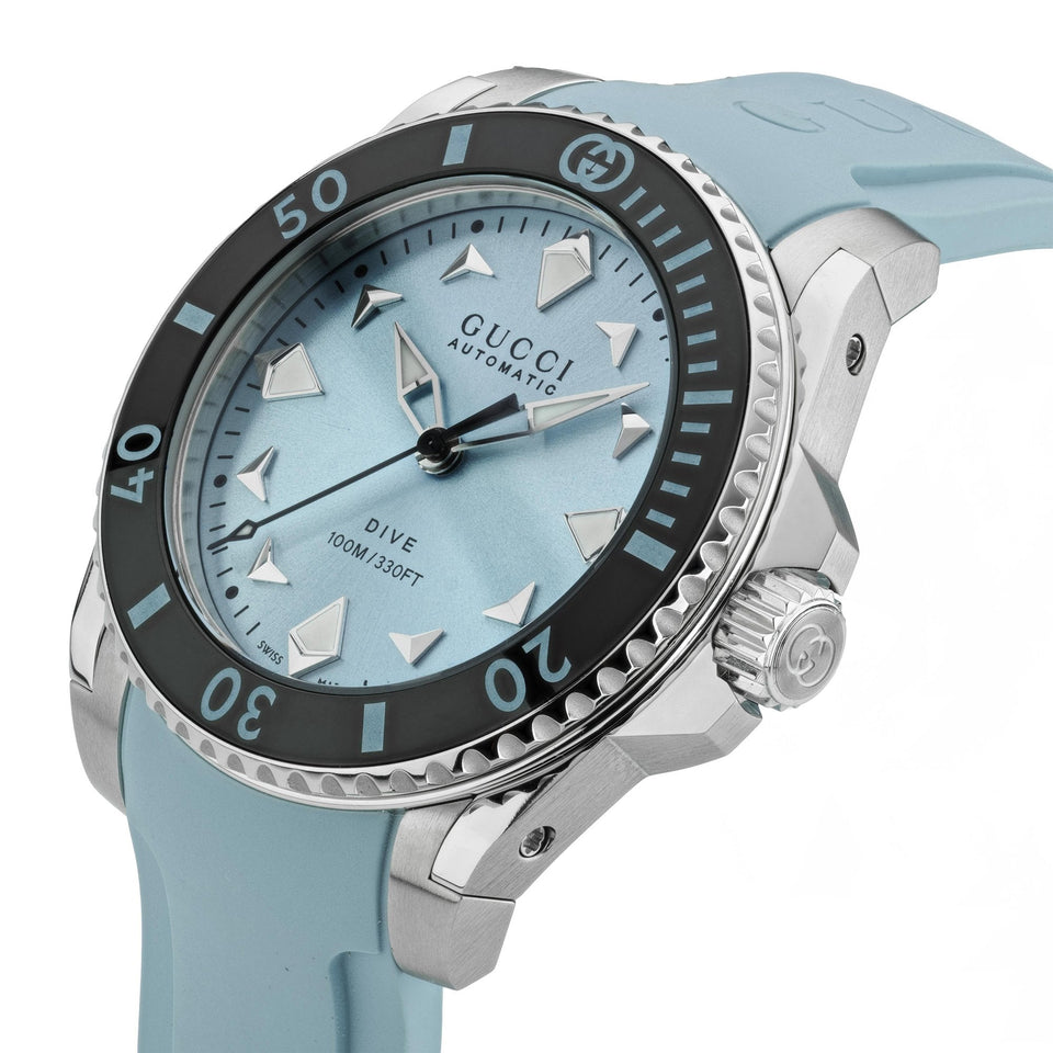 Gucci Ladies Dive Automatic 36mm Blue Watch