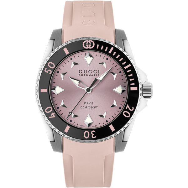 Gucci Ladies Dive Automatic 36mm Pink Watch