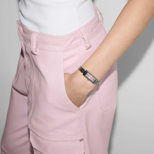 Gucci Ladies G-Frame Pink Dial Watch