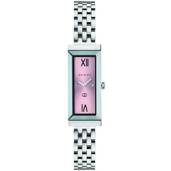 Gucci Ladies G-Frame Pink Dial Watch